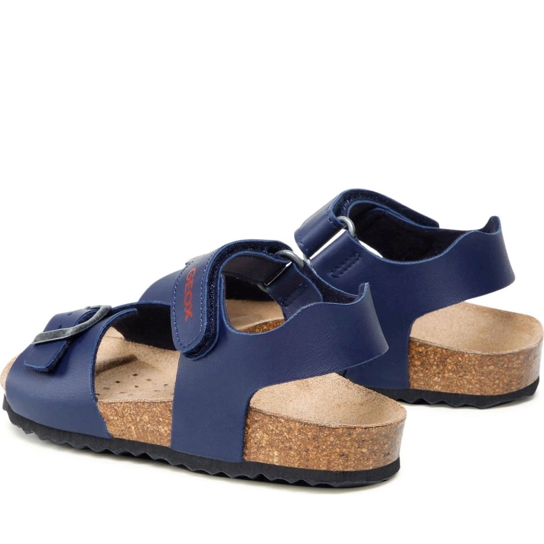 Geox boys navy, red ghita sandals | Vilbury London