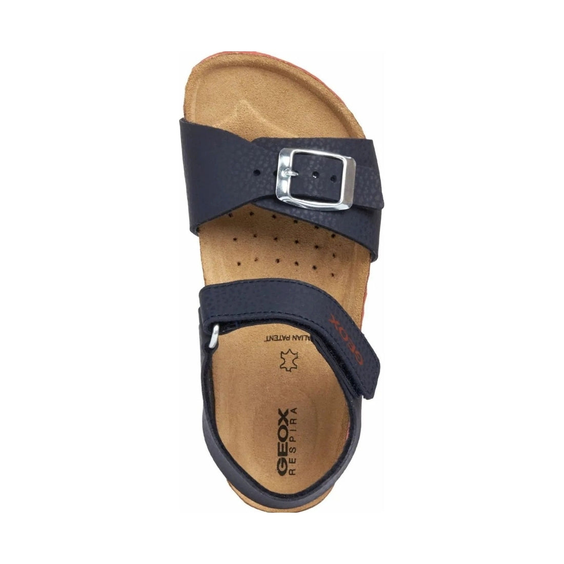 Geox boys navy, red ghita sandals | Vilbury London