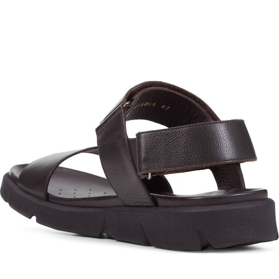 Geox mens brown cotto xand 2s sandals | Vilbury London