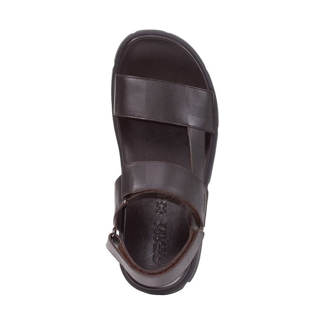 Geox mens brown cotto xand 2s sandals | Vilbury London