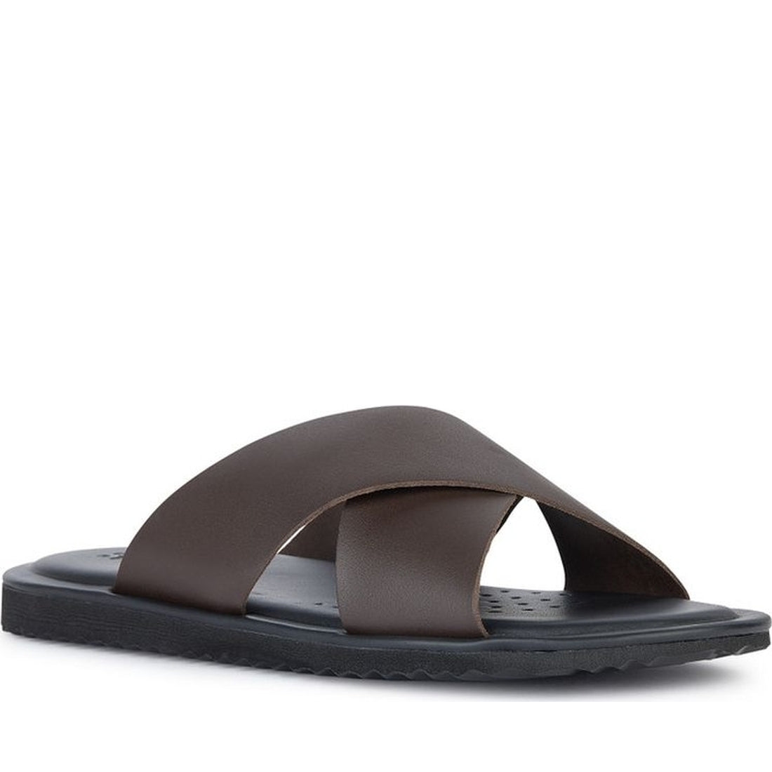 Geox mens coffee erice sandals | Vilbury London
