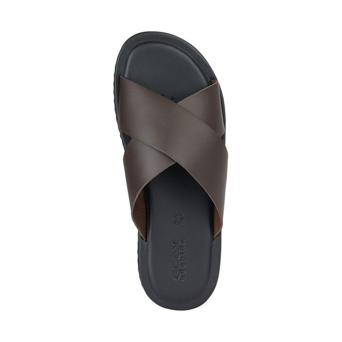 Geox mens coffee erice sandals | Vilbury London