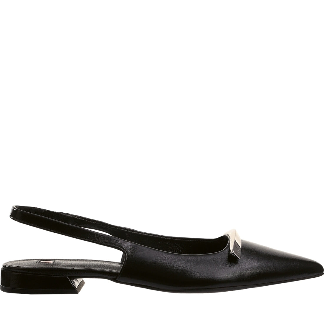 Hogl womens schwarz jeanne ballerinas | Vilbury London