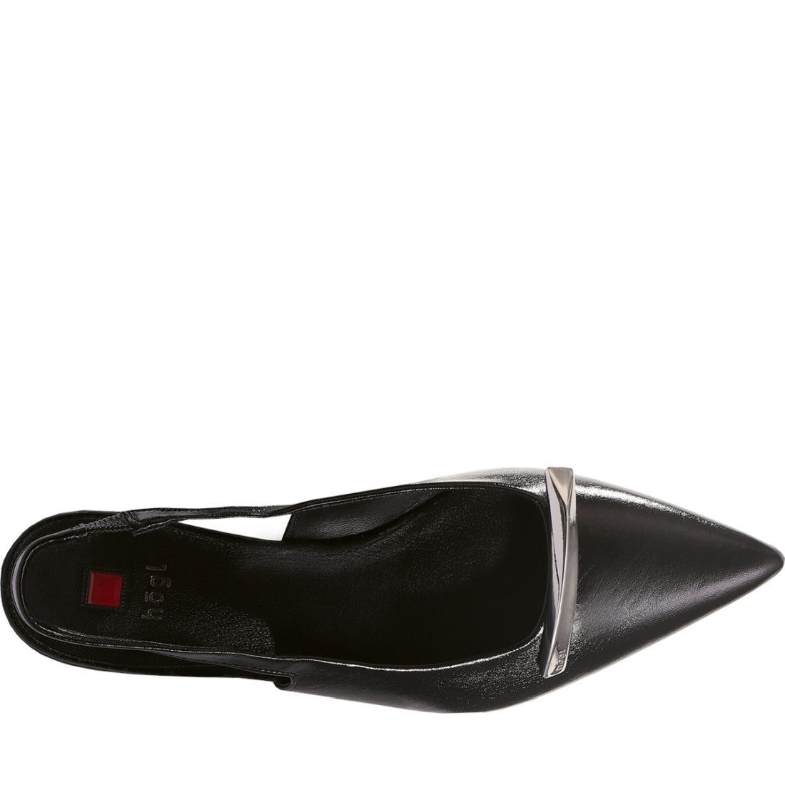Hogl womens schwarz jeanne ballerinas | Vilbury London