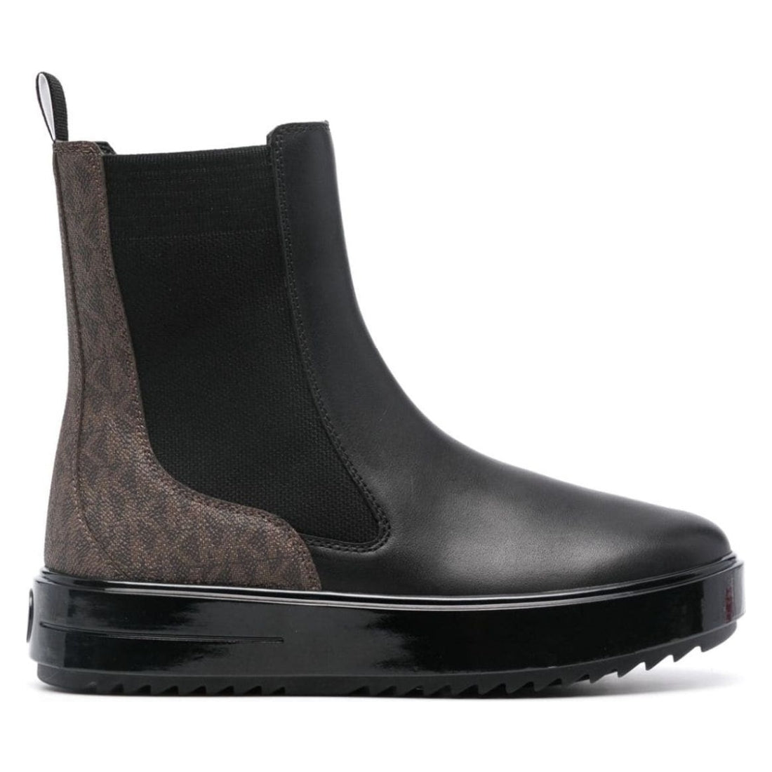 Michael Kors womens blk, brown emmett bootie | Vilbury London
