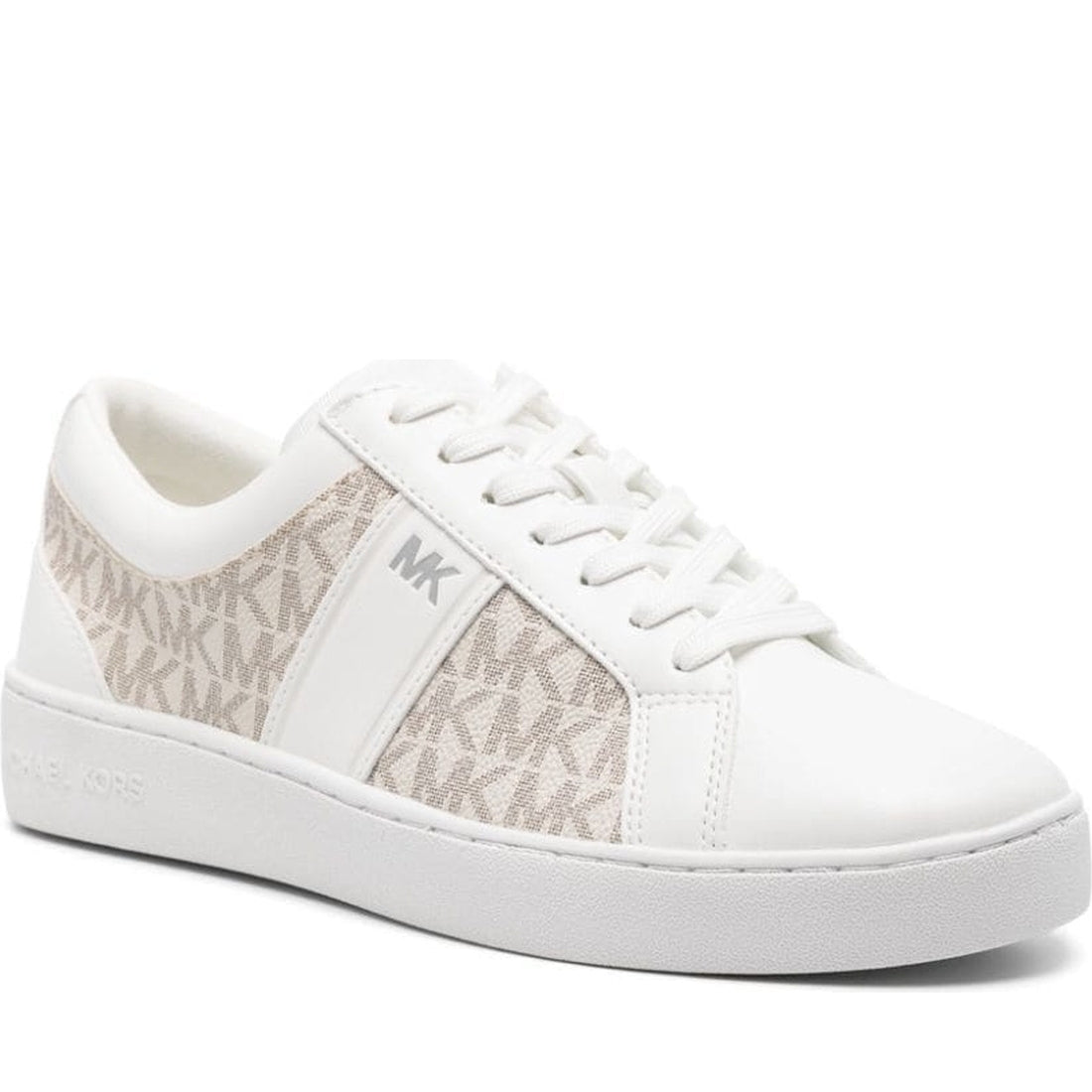 juno stripe lace up trainers