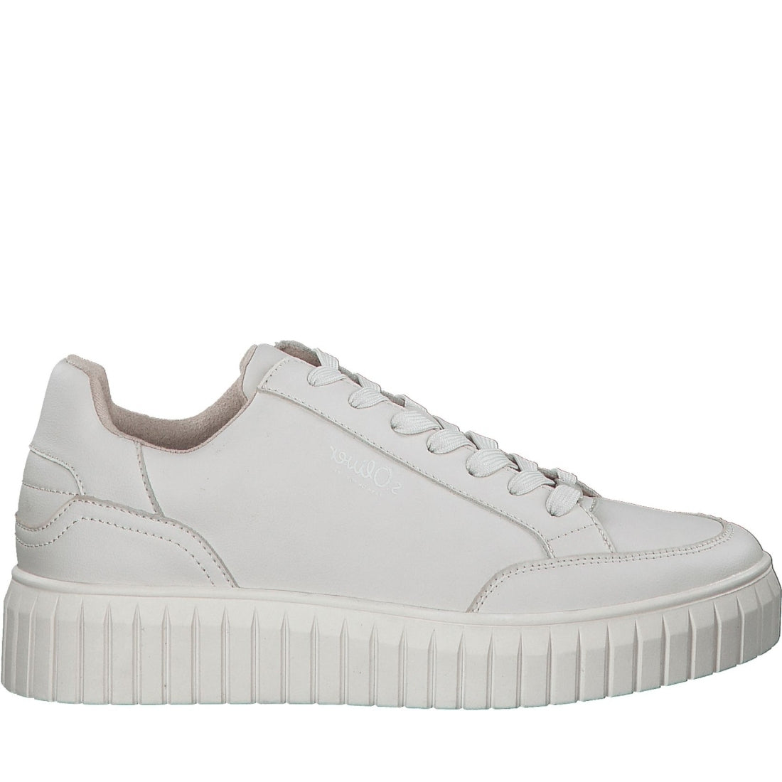 s.Oliver womens nude leisure trainers | Vilbury London