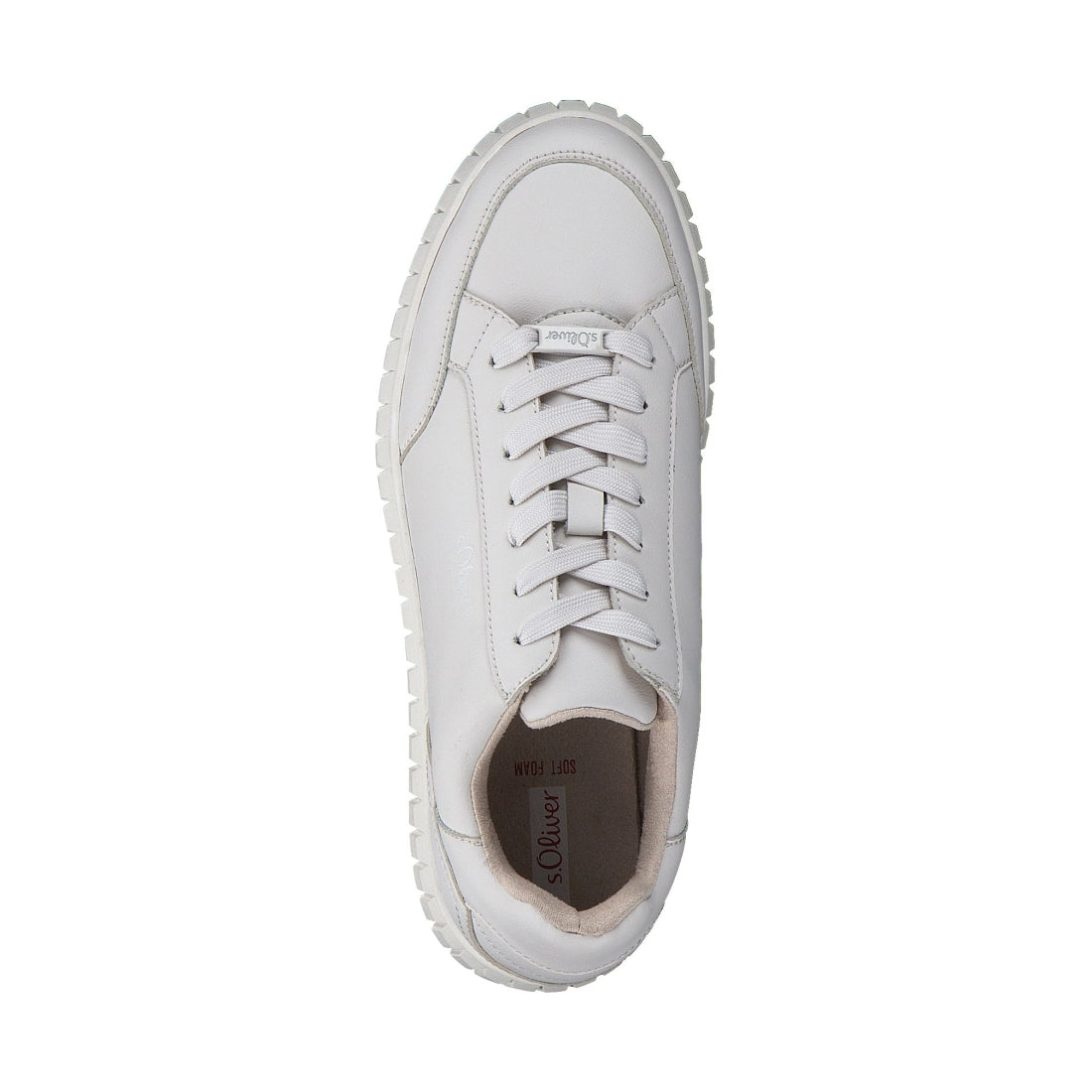 s.Oliver womens nude leisure trainers | Vilbury London
