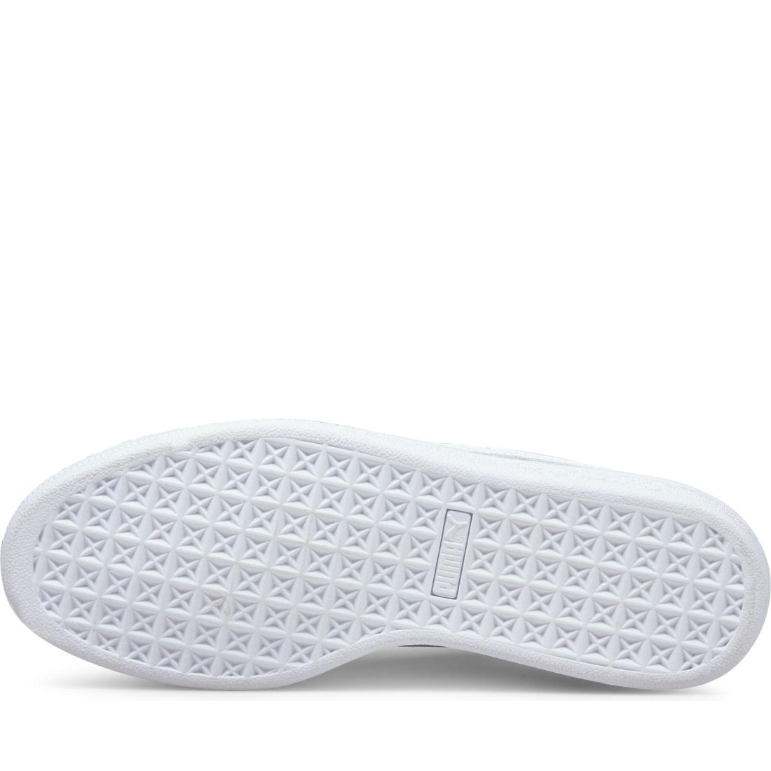 Puma mens white basket classic leisure trainers | Vilbury London