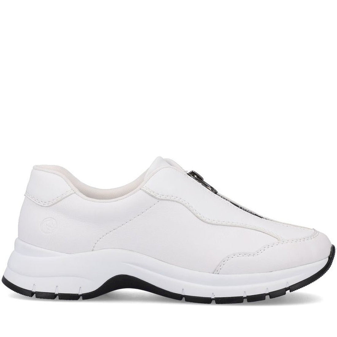 Remonte womens white leisure trainers | Vilbury London