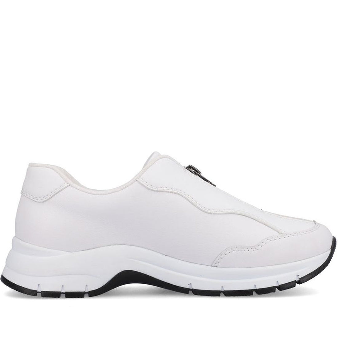 Remonte womens white leisure trainers | Vilbury London
