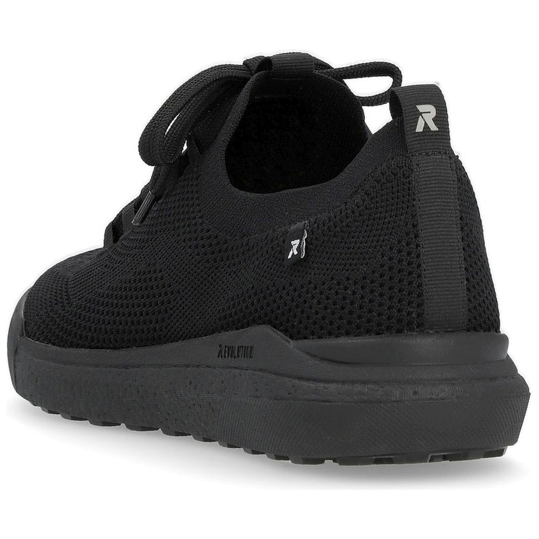 Rieker mens black leisure trainers | Vilbury London