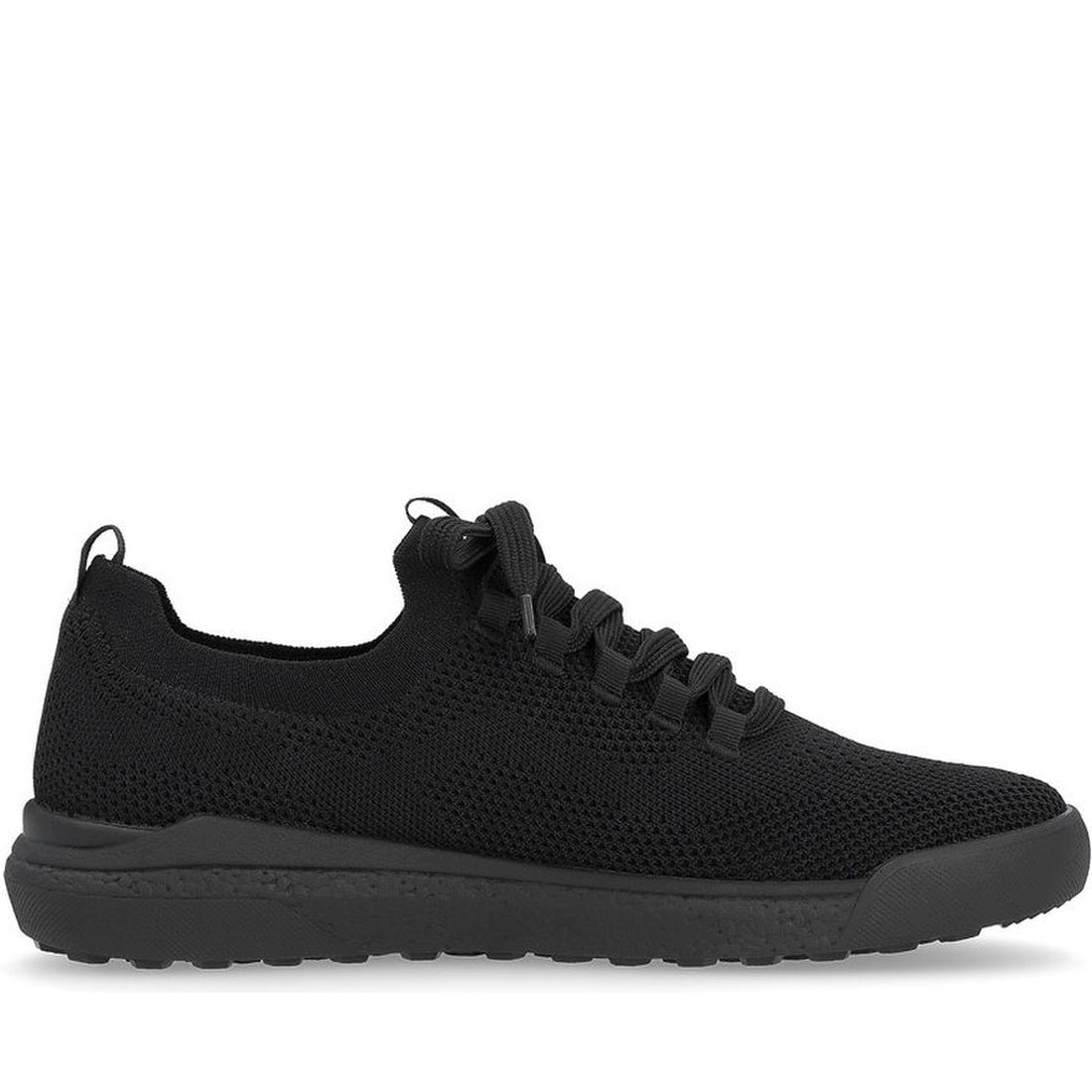 Rieker mens black leisure trainers | Vilbury London