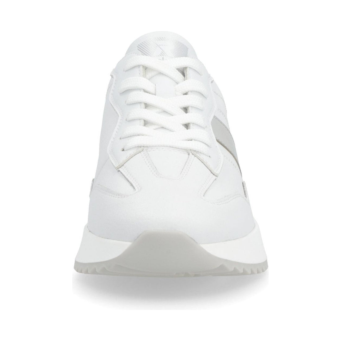 Rieker womens white leisure trainers | Vilbury London