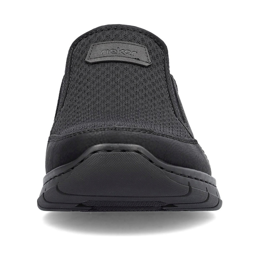 Rieker mens black leisure trainers | Vilbury London