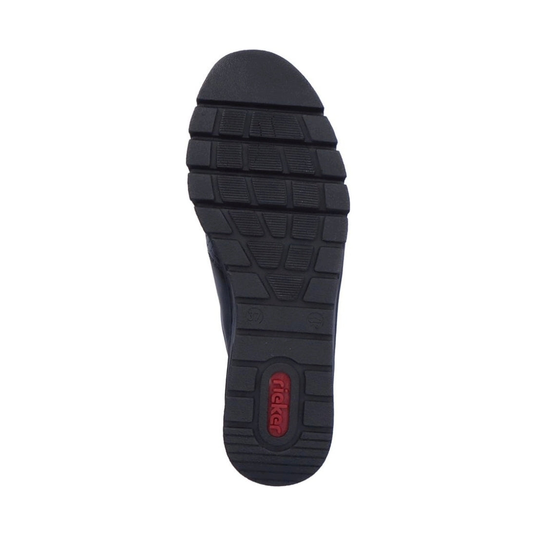 Rieker womens black leisure trainers | Vilbury London