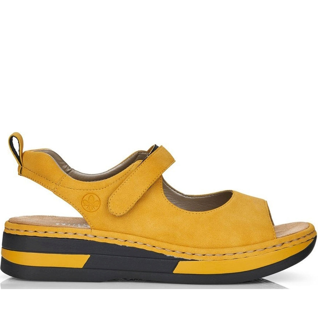 yellow casual open sandals