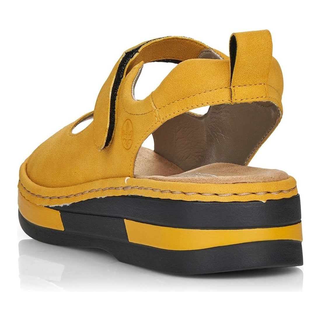 yellow casual open sandals