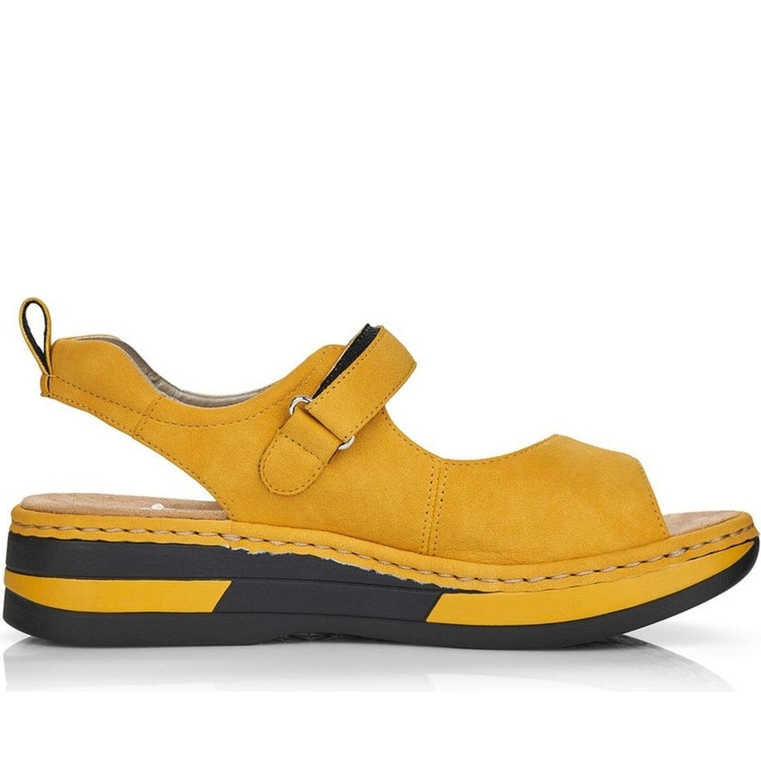 yellow casual open sandals