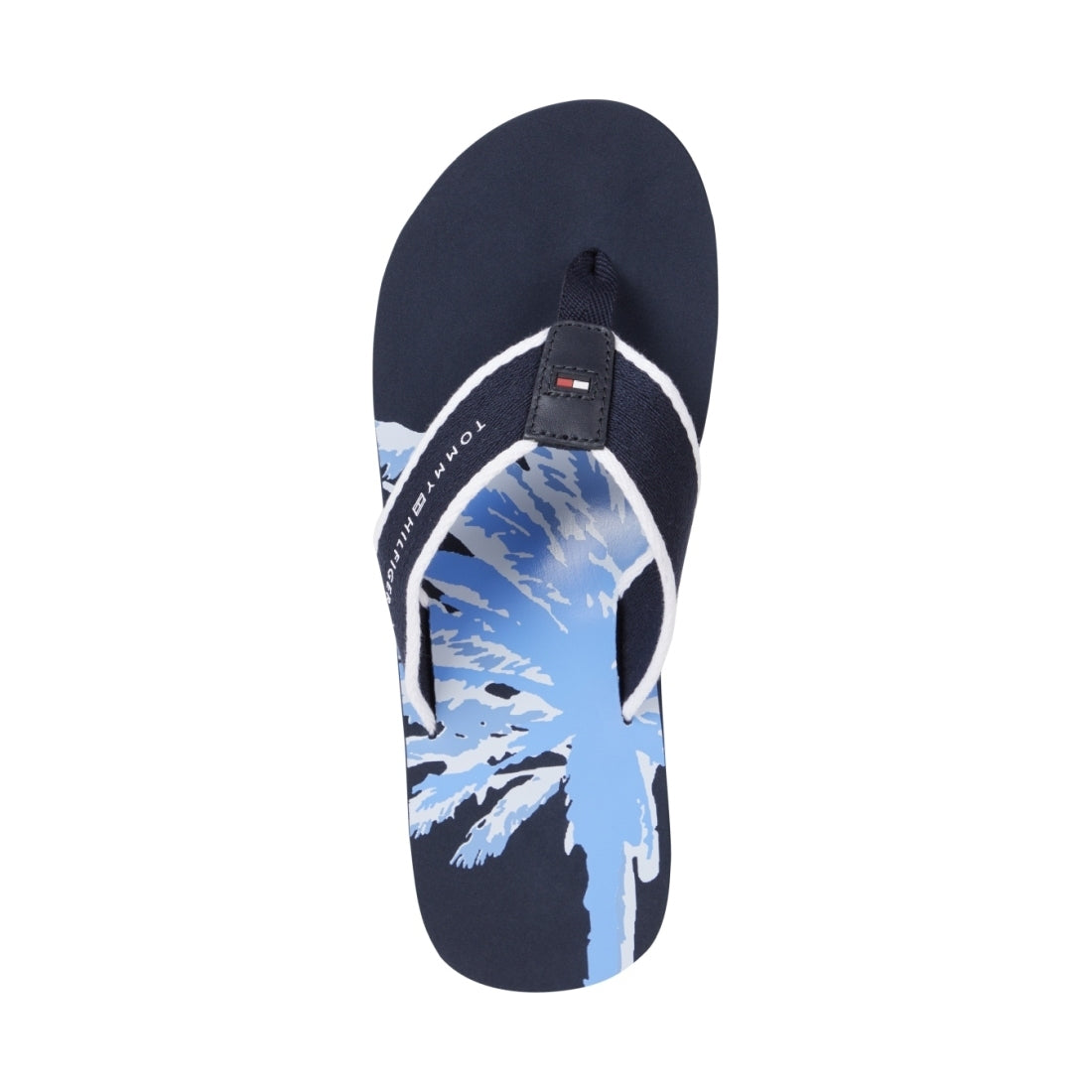 Tommy Hilfiger mens desert sky palm print beach sandal | Vilbury London