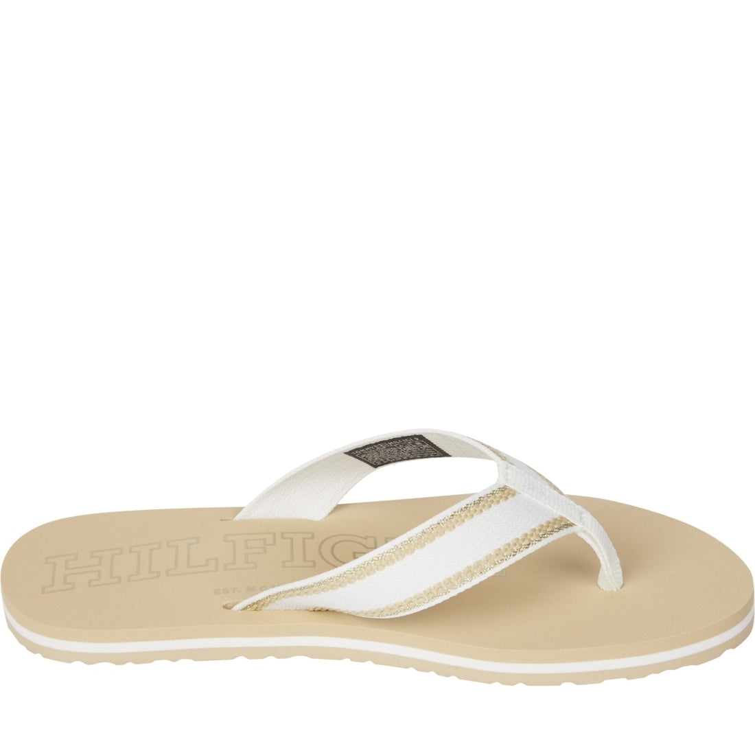Tommy Hilfiger womens harvest wheat beach sandal | Vilbury London