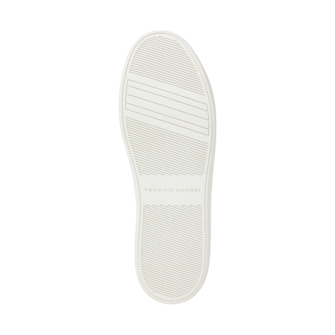 Tommy Hilfiger womens ecru platform court sneaker | Vilbury London