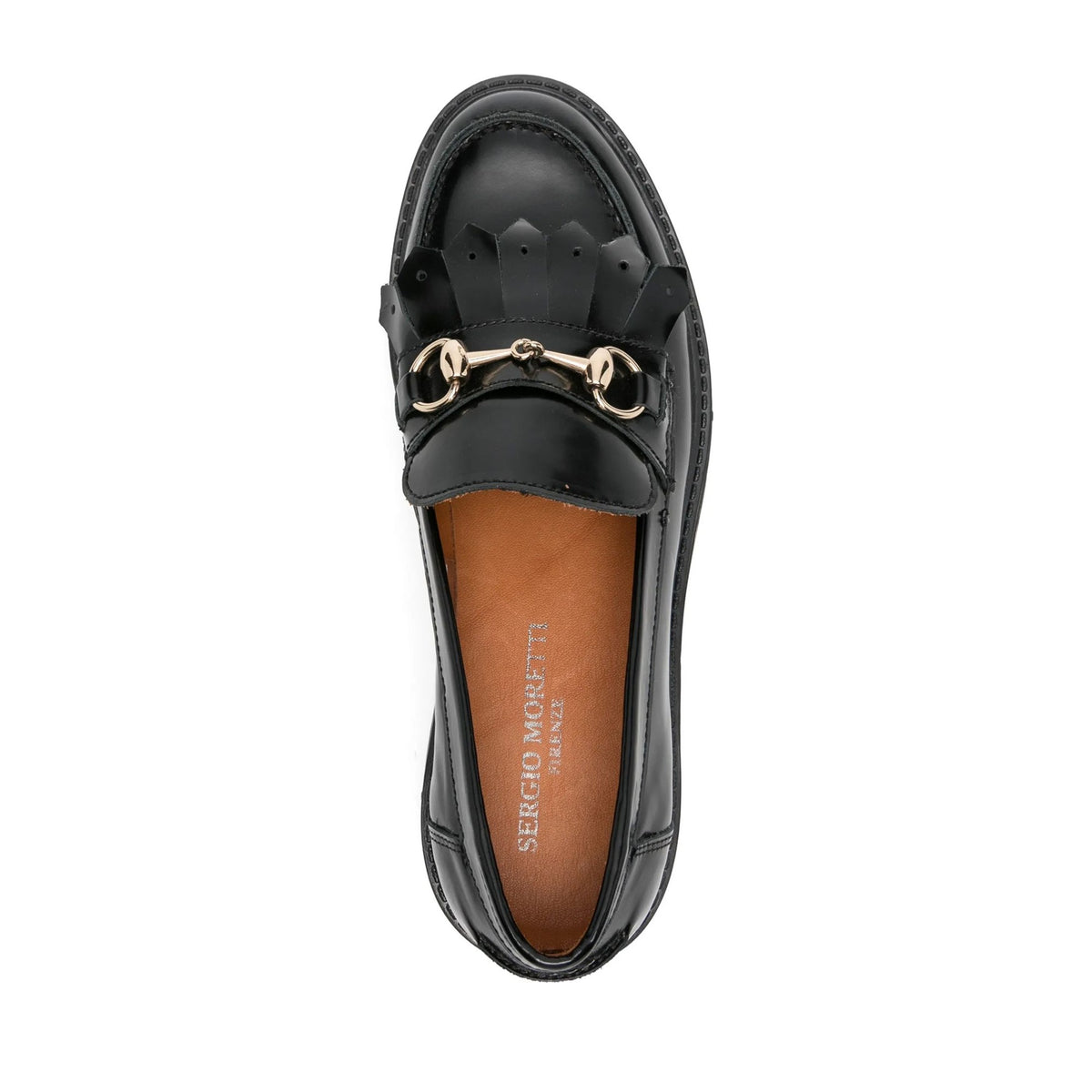 black casual closed loafers