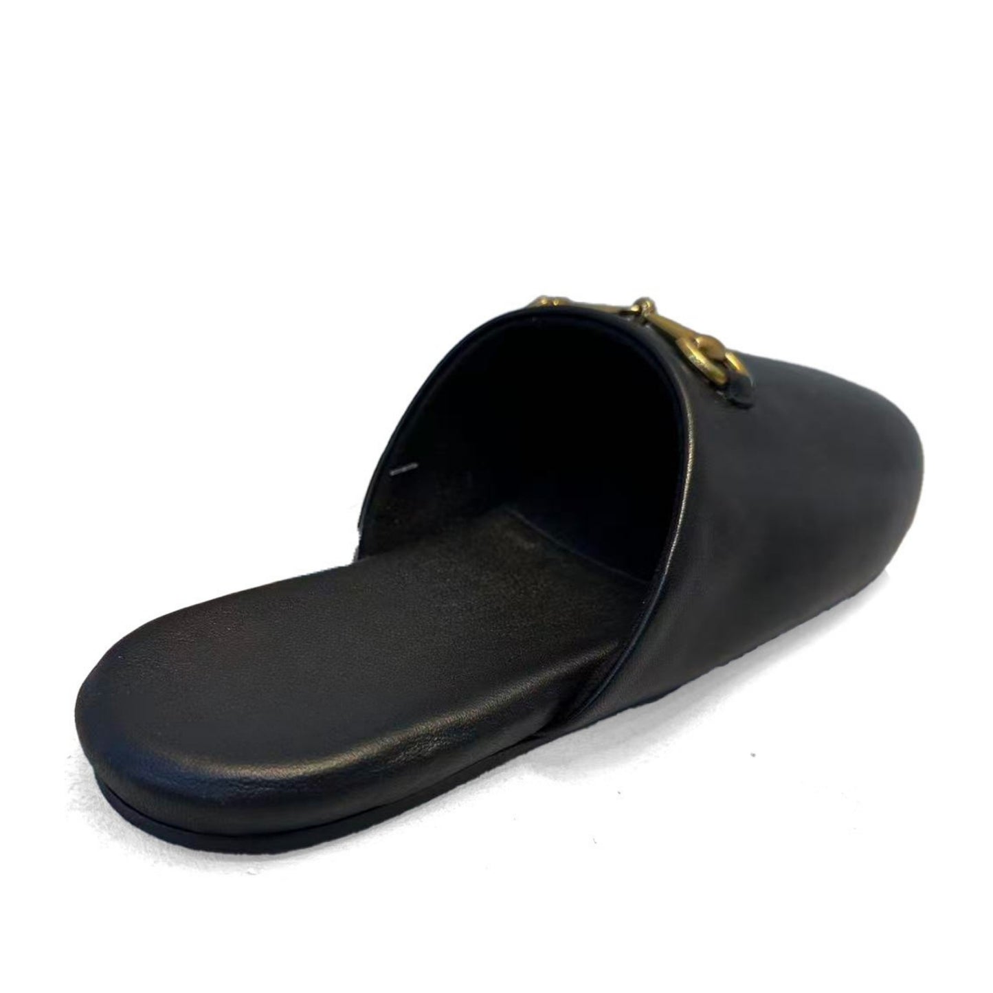 Women's Black Mule Slippers
