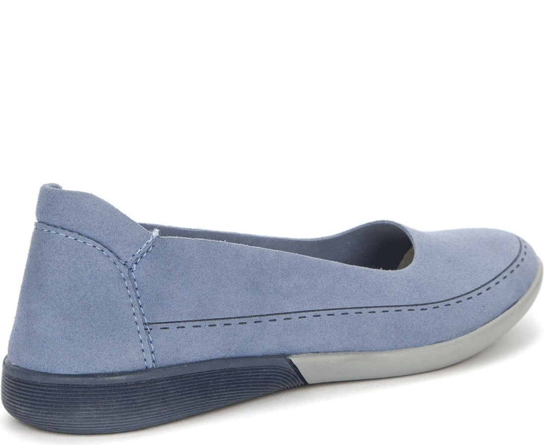 blue casual closed ballerinas
