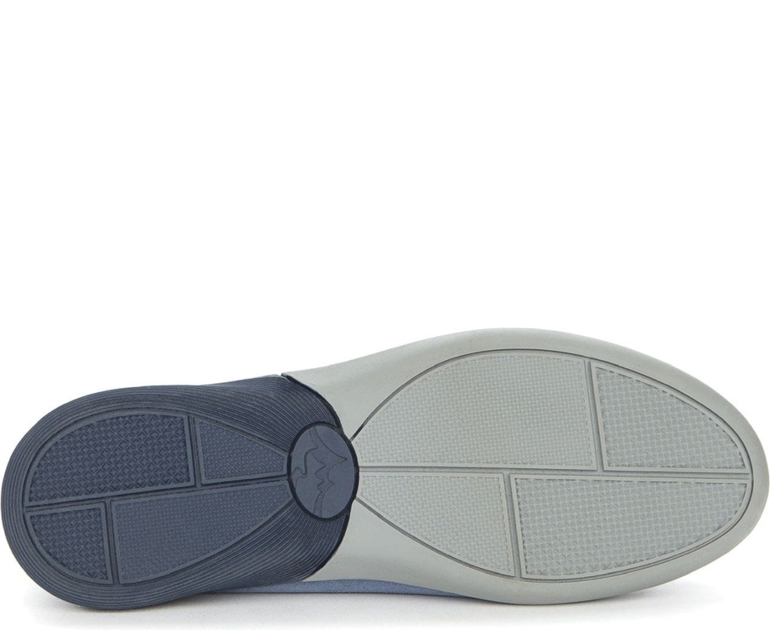 blue casual closed ballerinas