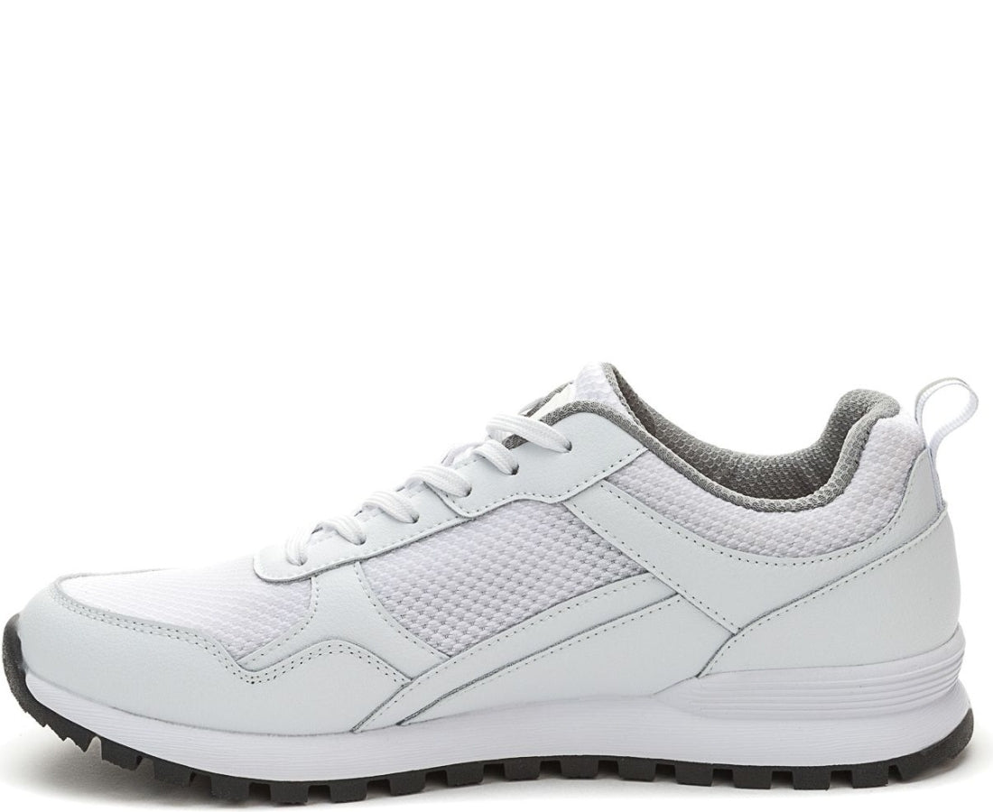 white casual closed sneakers