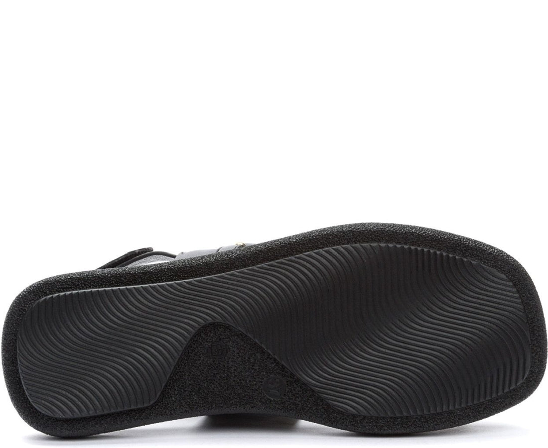 black casual open sandals