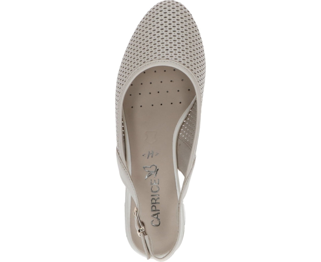 cream elegant part-open formal