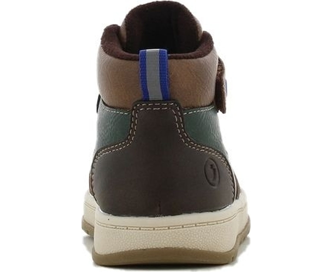 boys baby high sneakers natural green