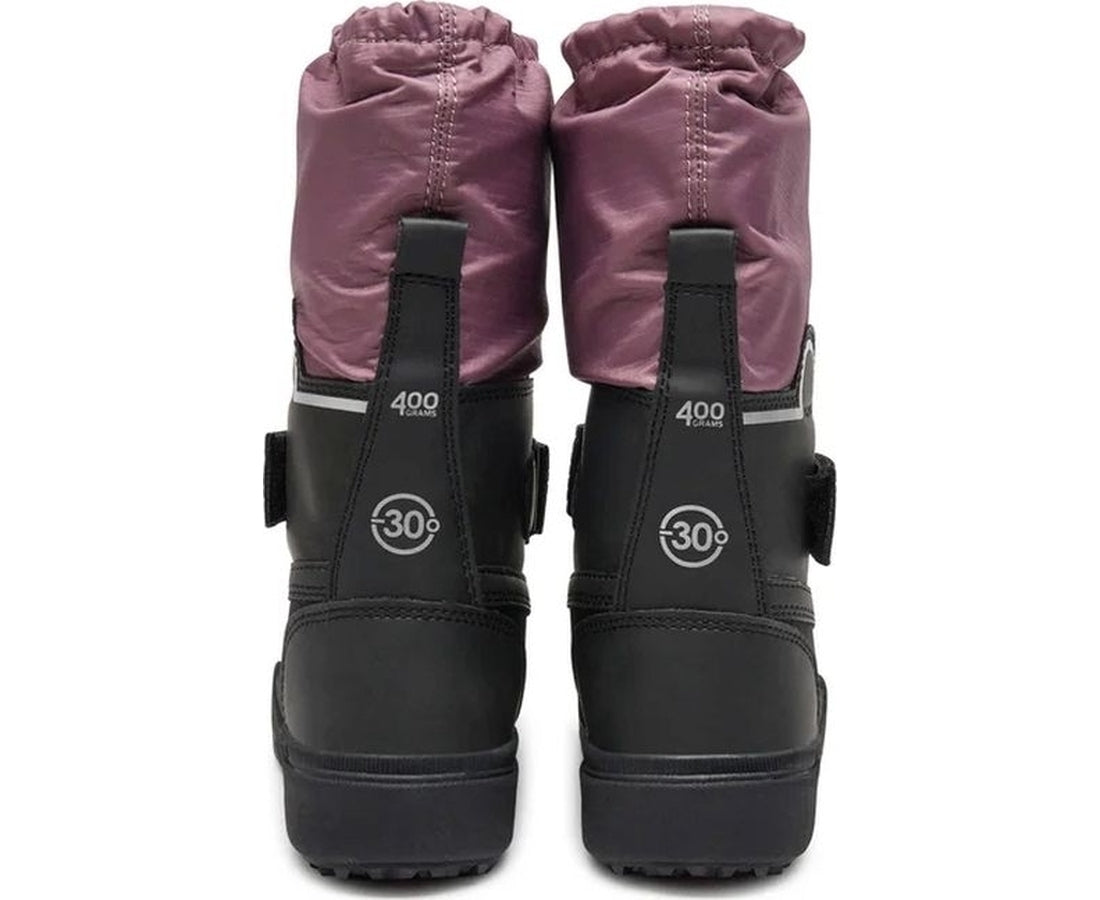 bunshee booties dk rose black