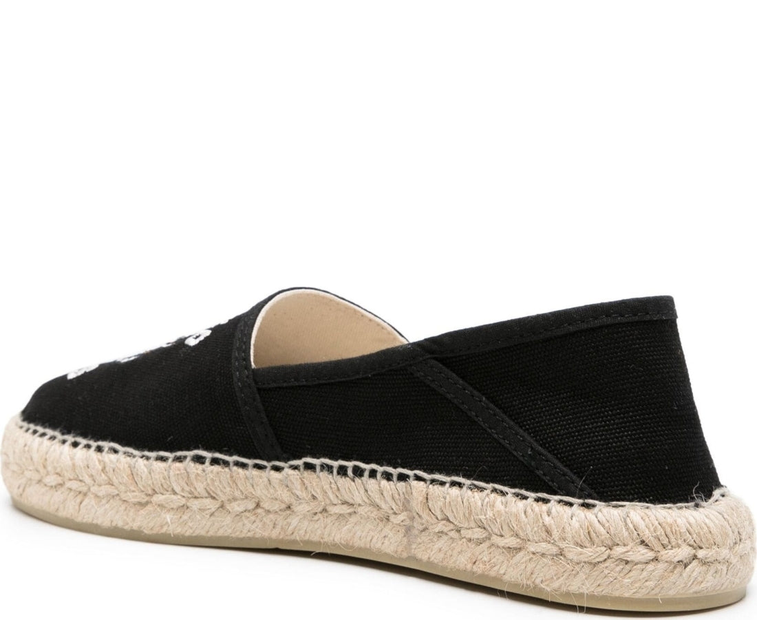 kenzo espadrille slip-on black