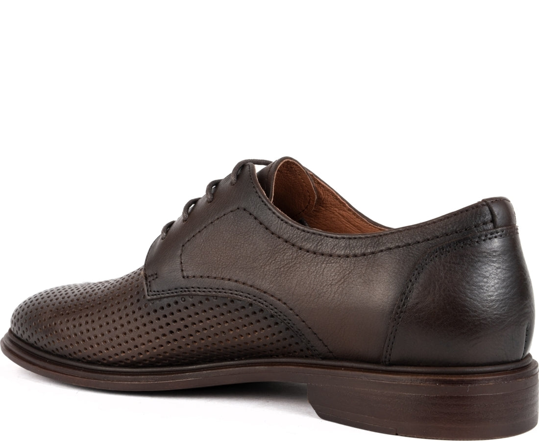 dark brown casual closed formal