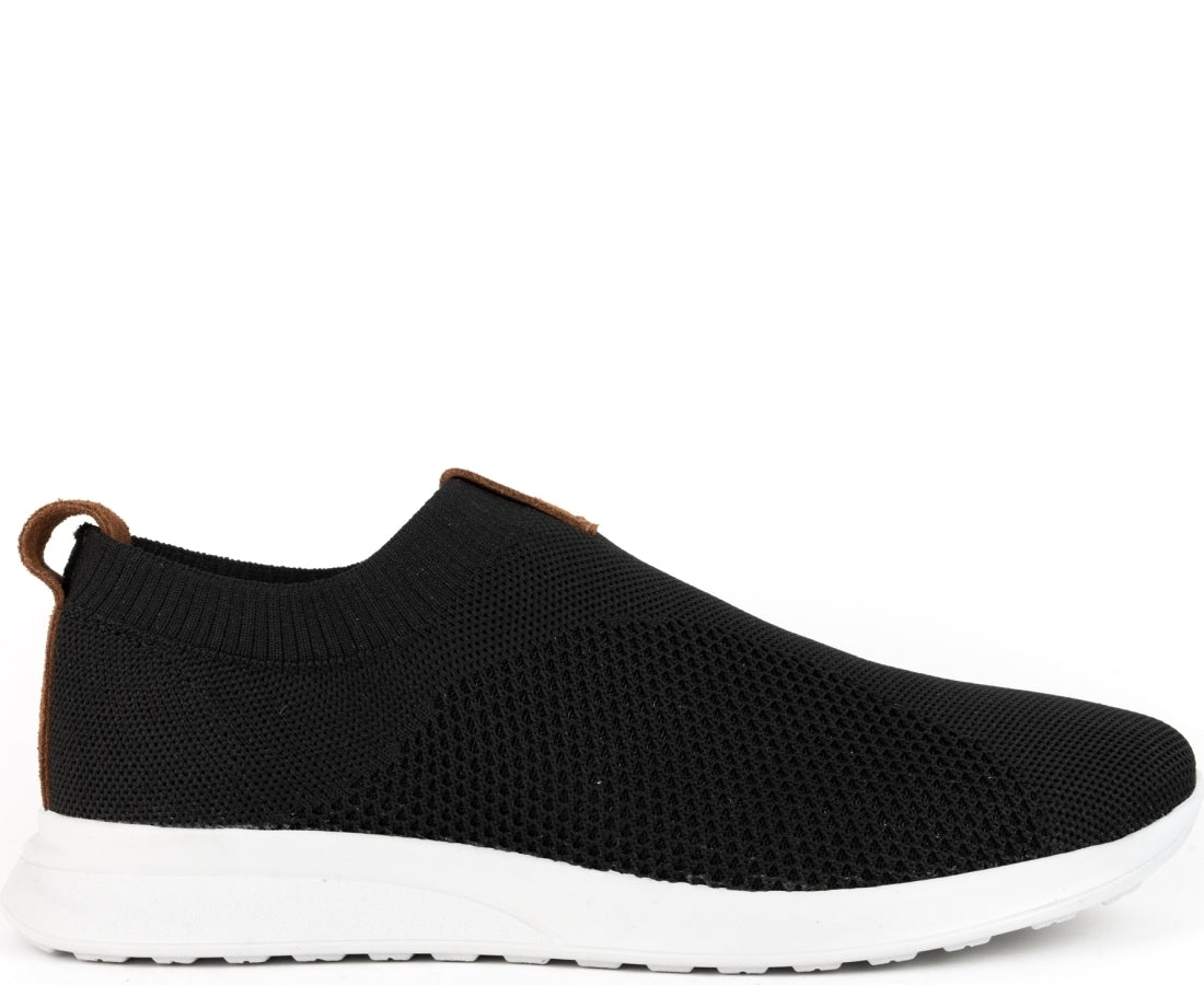 leisure trainers black