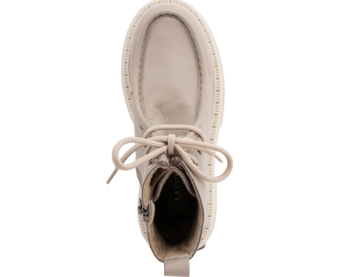 beige casual closed booties