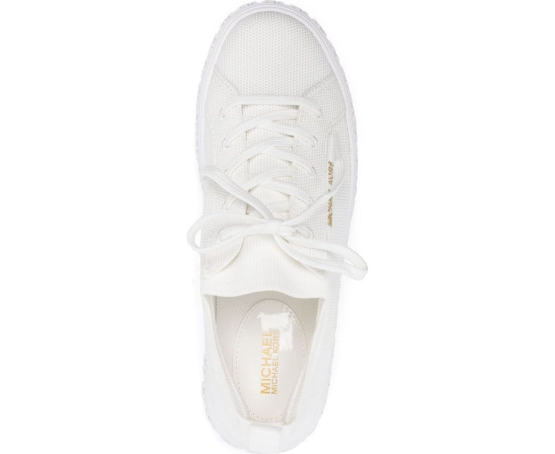 grove knit lace up trainers