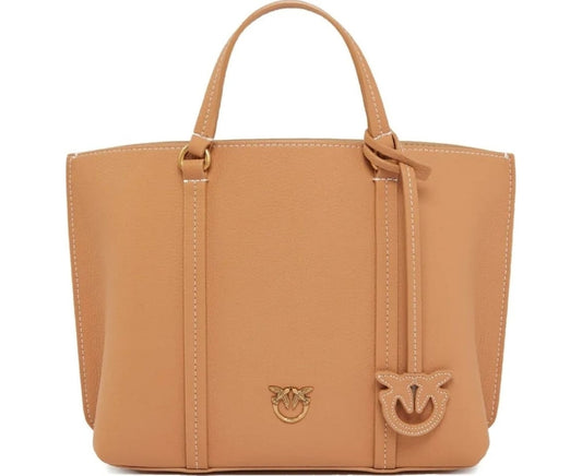 carrie leather tote bag