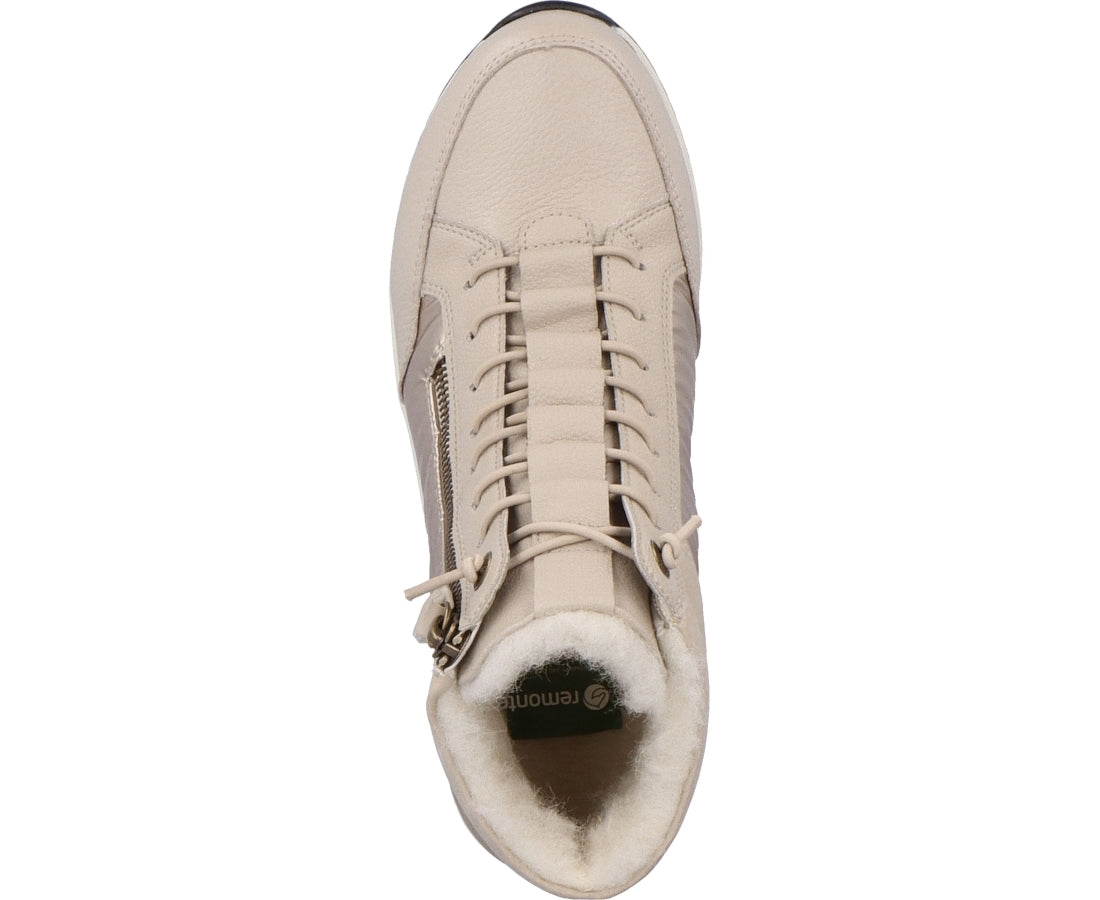 beige casual closed booties