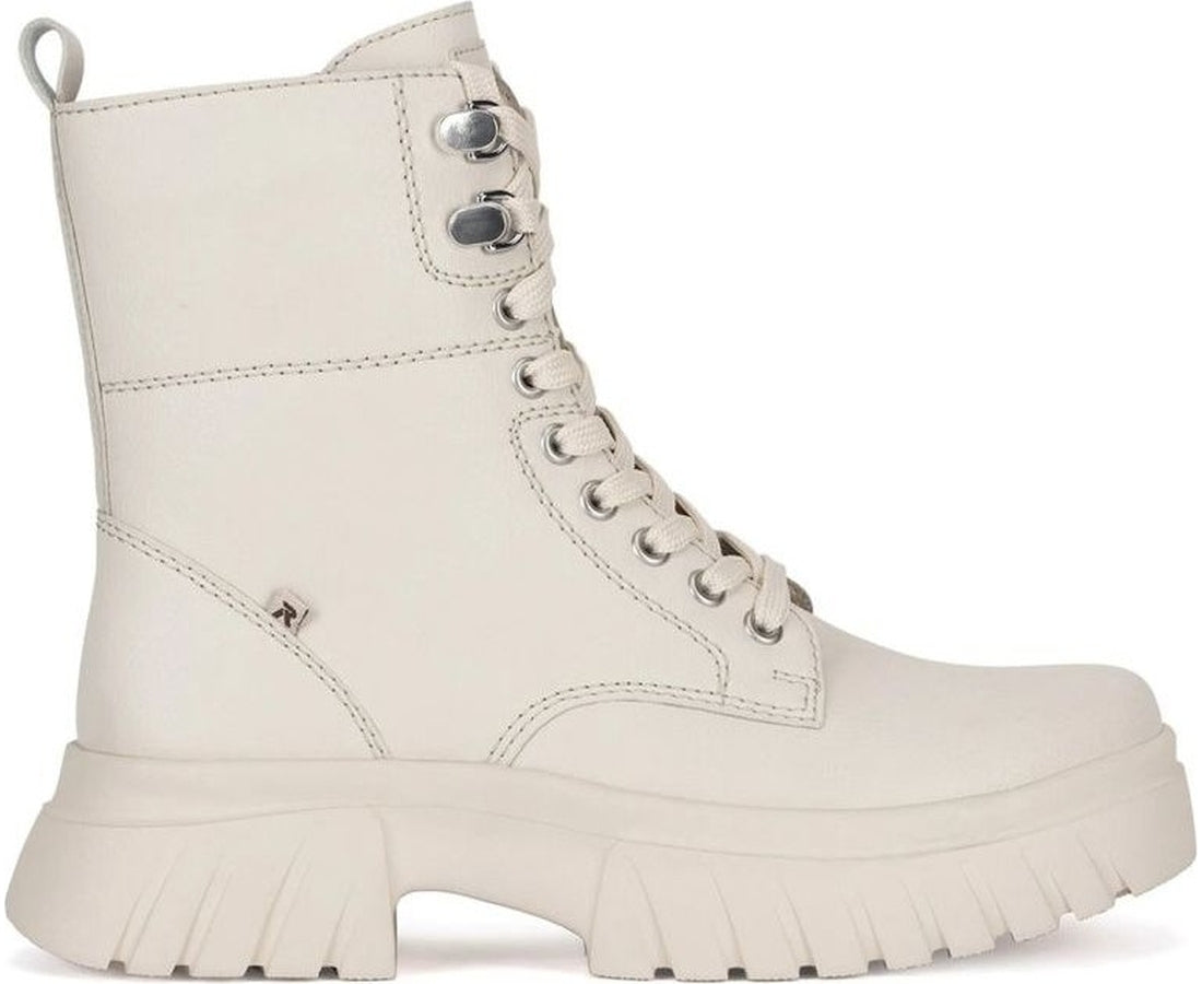 beige casual closed ladies mid height boots