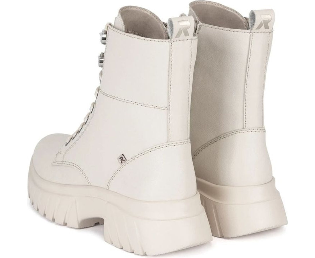 beige casual closed ladies mid height boots
