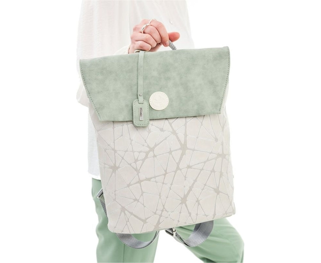 grey casual handbag