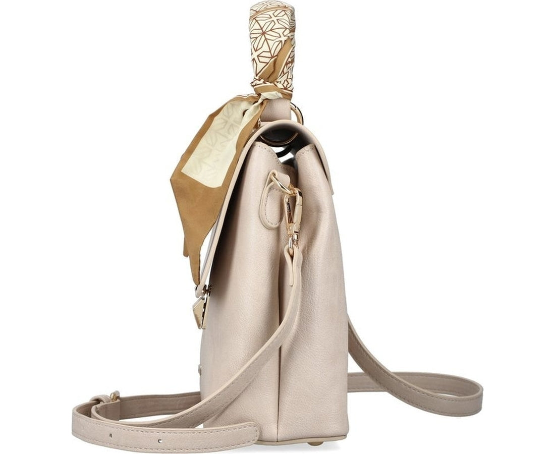 beige casual handbag