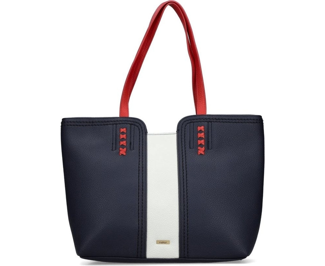 blue casual handbag