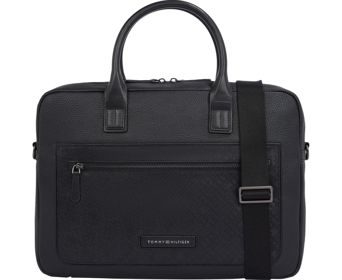 monogram computer bag