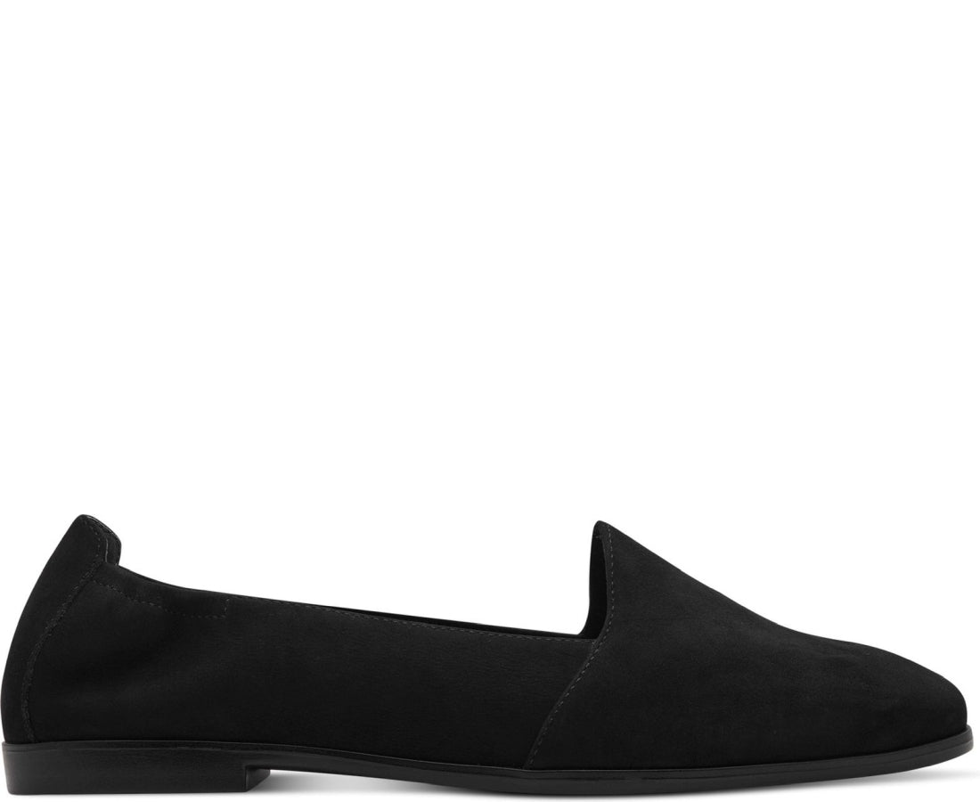 black casual closed slipper