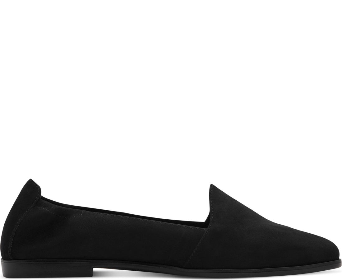 black casual closed slipper